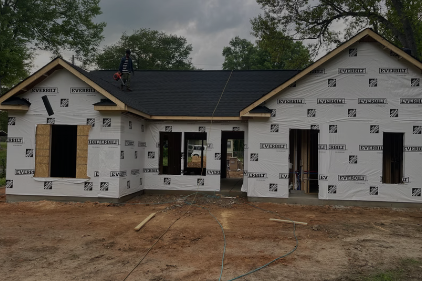 New construction roof install