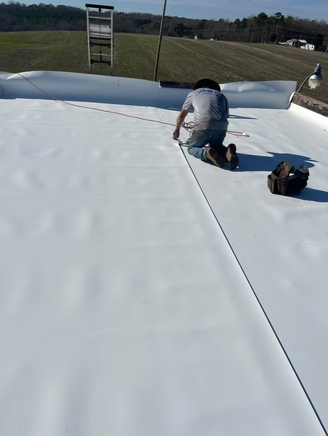 TPO membrane seaming